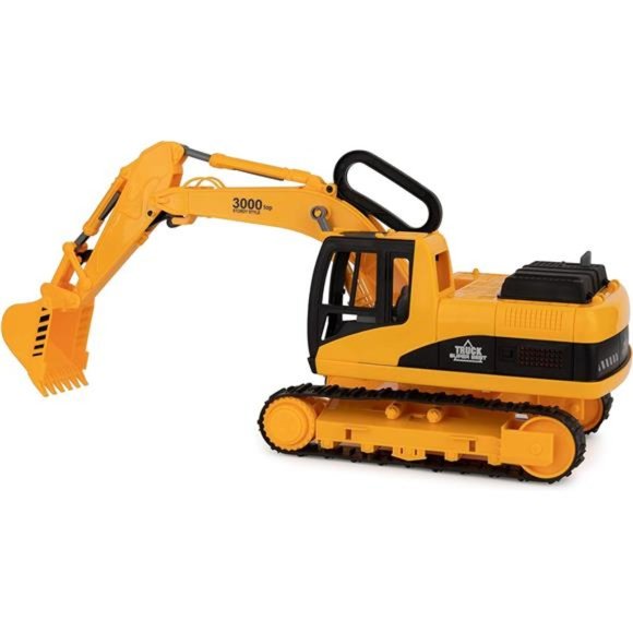 Excavator & Dump Truck Toy for Kids (Set of 2) – Moveable Claw & Lifting Back - Picture 2 of 7
